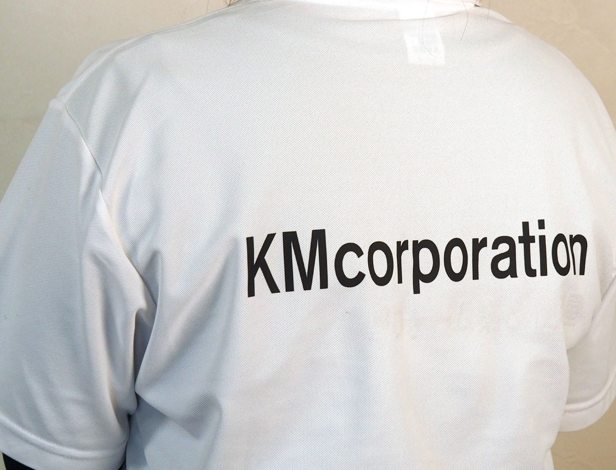 KMcorporation　作業Tシャツ